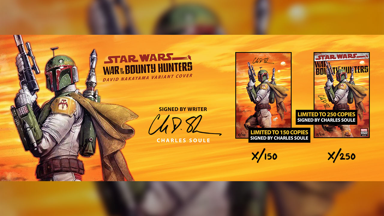 Image for Exclusive Comic Drop: War of the Bounty Hunters, Signed by Charles Soule